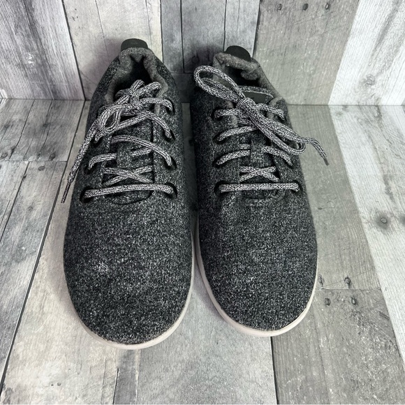 ALLBIRDS Men’s Gray Heathered Wool Runner Sneakers Size 13 - Picture 3 of 7